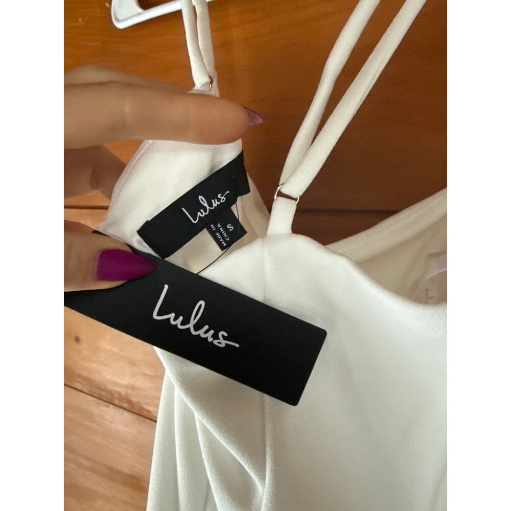 NWT Lulus Compelling Composure White Sleeveless R… - image 5